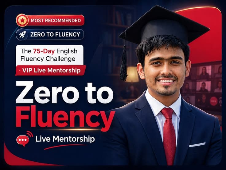 The 75-Day English Fluency Challenge (VIP)