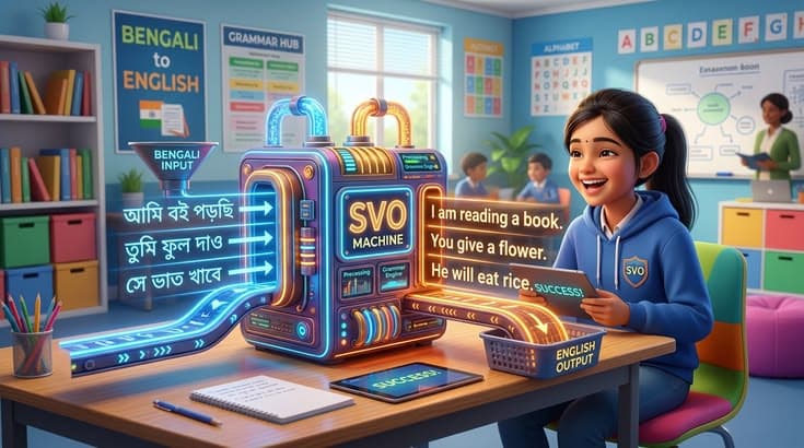 SVO মেথড: গ্রামার মুখস্থ না করে হাজার হাজার ইংরেজি বাক্য তৈরির মেশিন | English Sentence Structure Bangla
